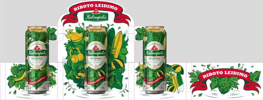 Prekės ženklas: RIBOTO LEIDIMO Kalnapilis ORIGINAL LAGER BEER LIMITED EDITION